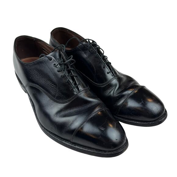 Allen Edmonds Park Avenue Black Cap Toe Oxford 10.5 D main image 5